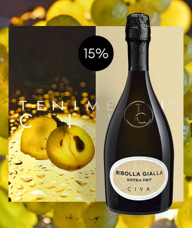 15% Rabatt - Ribolla Gialla Spumante!