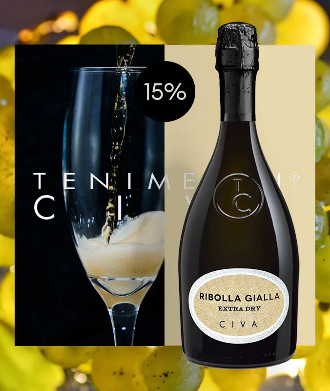 15% Rabatt - Ribolla Gialla Spumante!
