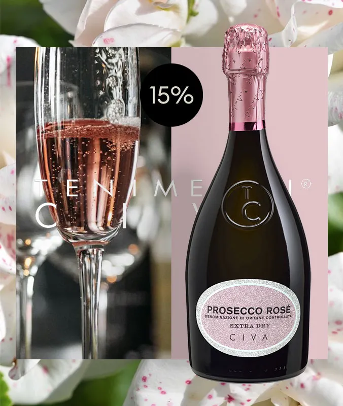 15% Rabatt - Prosecco rosé exta dry!