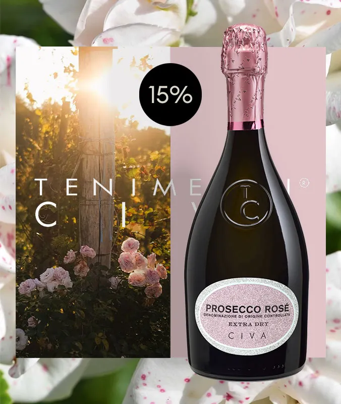15% Rabatt - Prosecco rosé exta dry!