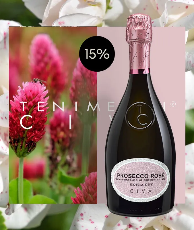 15% Rabatt - Prosecco rosé exta dry!